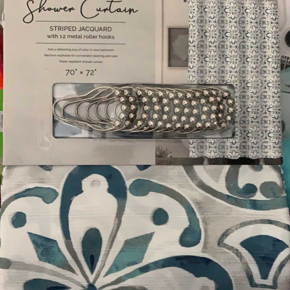 Jacquard Polyester Shower Curtain